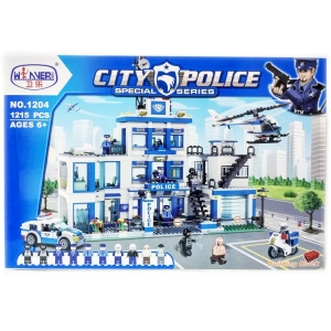 Конструктор WINNER CITY POLICE "Полицейский участок" 1204 (Реплика LEGO CITY 60047)