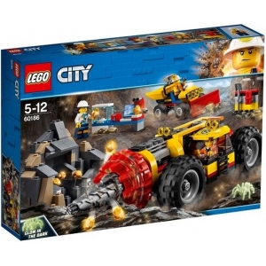 LEGO City Mining 60186 Тяжелый бур для горных работ (аналог Bela 10875)