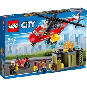 LEGO City Fire 60108 Пожарная команда быстрого реагирования (аналог Bela 10829)