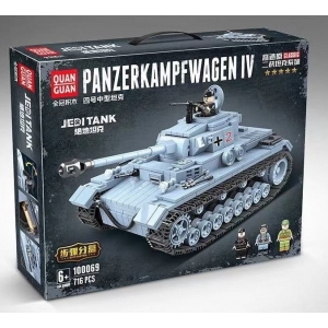 Конструктор танк Quanguan 100069 Panzerkampfwagen IV