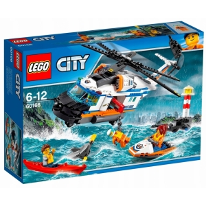 Конструктор Lego City 60166 Сверхмощный спасательный вертолет (аналог BELA 10754)