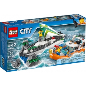 Конструктор Lego City 60168 Операция по спасению парусной лодки (аналог BELA 10752)
