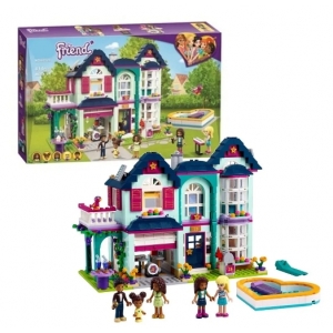 Конструктор Дом семьи Андреа / Деталей 814 / Подарок для двеочки Friend 60120 (сопоставим коду LEGO FRIENDS 41449)